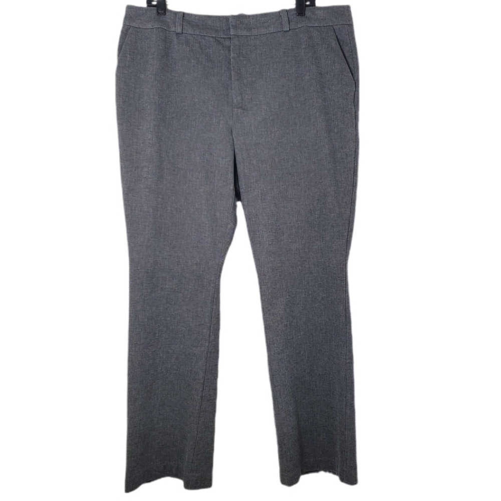 KUT from The Kloth Black & Gray Trousers Straight Leg Office Work Pants Plus 16W